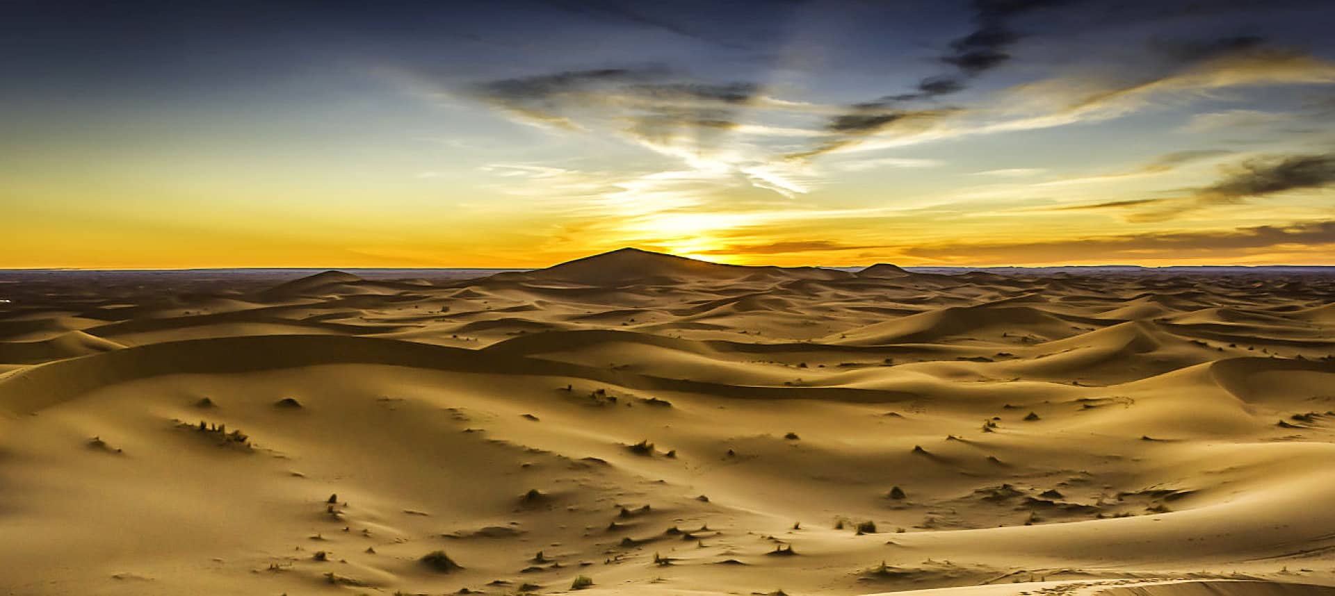 portrait of a beautiful desert view